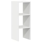 VidaXL Boekenkast 30x30x80 cm Bewerkt Hout Wit