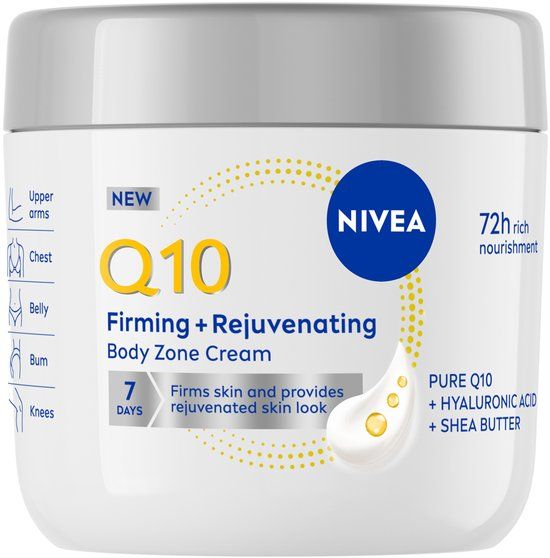 NIVEA Q10 Verstevigende + Verjongende Lichaamszonecrème - 400ml