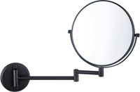 Fortifura Calvi make-upspiegel – rond Ø20 cm – 3x vergrotend – Zwart mat