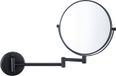 Fortifura Calvi make-upspiegel – rond Ø20 cm – 3x vergrotend – Zwart mat