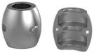 Plastimo anode voor as 25 mm zilver