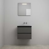 On-Line Badkamermeubelset - 60 cm - Mat Antraciet