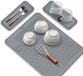 Ibenzoa® Set de tapis d'égouttage en silicone
