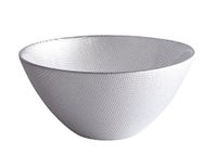 Excelsa Diamond-schaal, zilver, 15 x 15 x 7 cm