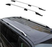 Mercedes Citan W420 2021-2025 L1 Court Argent Alu 2x Porte-bagages de toit Porte-bagages
