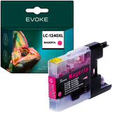 Evoke Magenta Compatible Ink for Brother LC-1240 (10ml, 180 Pages)