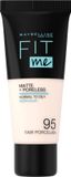 Maybelline Fit Me Matte & Poreless Foundation 095 Fair Porcelain - 30 ml