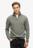 Superdry Trui Cotton Classics Knit Henley M6110648a Grey Marl Mannen Maat - XL