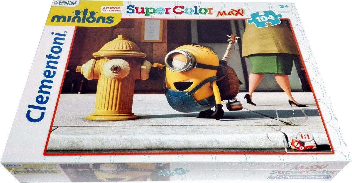 Clementoni Minions - Super Color Maxi Puzzel - 104 stukjes