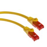 Maclean MCTV-300 Y - Netwerkkabel - RJ45 - UTP CAT6 - 0,5m - Geel