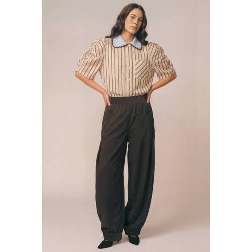 Gossia high waist broek donkerrood