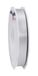 Präsent cadeaulint, polyester, sterling zilver, 25 m rol 15 mm