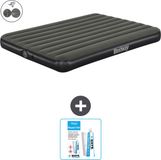 Bestway Luchtbed - 2-Persoons - 152 x 203 x 25 cm - Donkerblauw - Inclusief Pomp