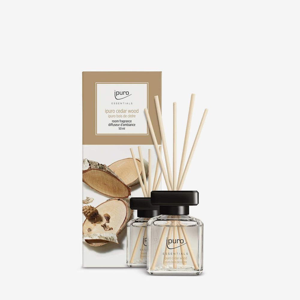 ipuro ESSENTIALS Cedar Wood Reed Aroma Diffuser - Brown - 50ml