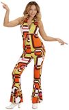 W Groovy Geralda 70s Dames Jumpsuit, Buizen - Vrouw