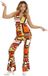 W Groovy Geralda 70s Dames Jumpsuit, Buizen - Vrouw