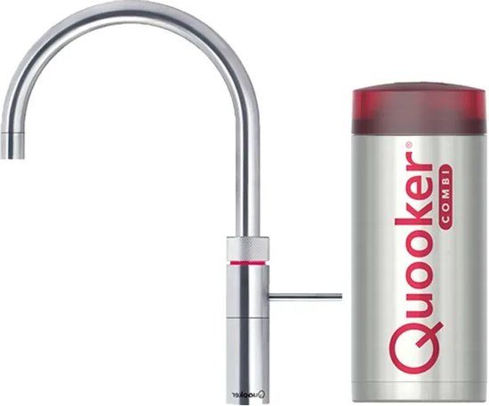 Quooker Fusion Round 3-in-1 Kokend Water Kraan RVS with COMBI+ Boiler