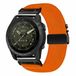 By Qubix Qubix - Geschikt voor Garmin bandje - 20mm Quickfit - Nylon bandje met parachute sluiting - Oranje