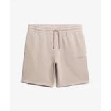 Superdry Short met micrologo Heren Korte broeken L Deep Beige Slub