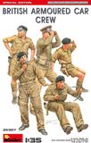 MiniArt 35387 British Armoured Car Crew - Special Edition - 5 Figures Plastic - 1:35