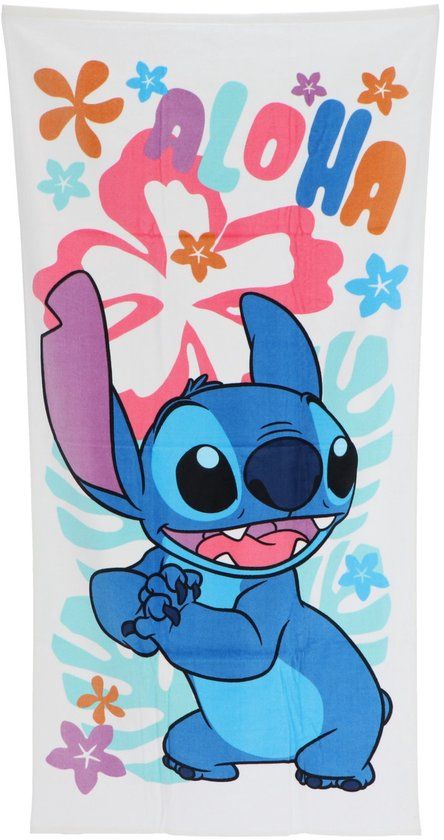 4KidsOnly Disney Lilo & Stitch Strandlaken Hawaii - 70 x 140 cm - Katoen