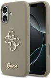 Guess Siliconen Hoesje Groot 4G Script Voor iPhone 17 Botsingsbestendig