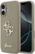 Guess Siliconen Hoesje Groot 4G Script Voor iPhone 17 Botsingsbestendig