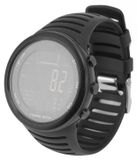 Merkloos Horloges voor Buitenvissen - Waterbestendig - Multifunctioneel - Zwart - Thermometer - Geschikt voor Heren - Buiten Sporten
