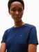Tommy Hilfiger T-shirt pour femme Dark Night Navy Coton S