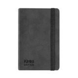Kaos, officiële Kaos-dagplanner 2026, 12 maanden midi, dagplanner met 384 pagina's, thermo-omslag en zwarte omslag, formaat 9 x 14 cm, zwart
