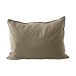 Taie d’oreiller Tell Me More en coton Olive, 50x60 cm