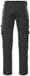 Mascot Pantalon Unique avec poches cuisses 12579-442 - noir/gris foncé - C44/L34