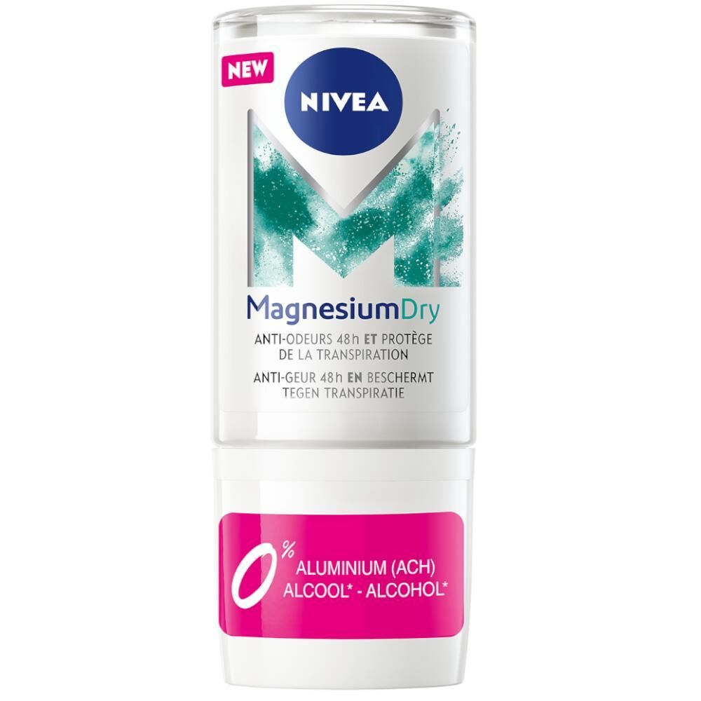 Nivea MagnesiumDry Anti-Transpirant Deodorant Roll-On 48h
