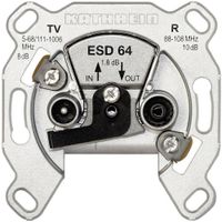 Kathrein ESD 64 Prise d'antenne TV, FM Encastré (dans le mur) Prise en dérivation