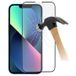Prio Protecteur d'Écran iPhone 13/13 Pro, iPhone 14 en Verre Trempé 3D - 9H - Noir