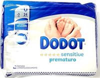 Dodot Sensitive Luiers voor Pasgeboren Baby - maat 0 & tot 3 kg 6 x 24 = 144 stuks