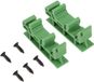 OEM Shenzhen Haorui Industrial Technology Co., Ltd. PCB-houder voor DIN-railgeleiding - 10 stuks inclusief 2 houders en 5 schroeven
