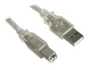 Inline 34510T USB-kabel 1 m transparant