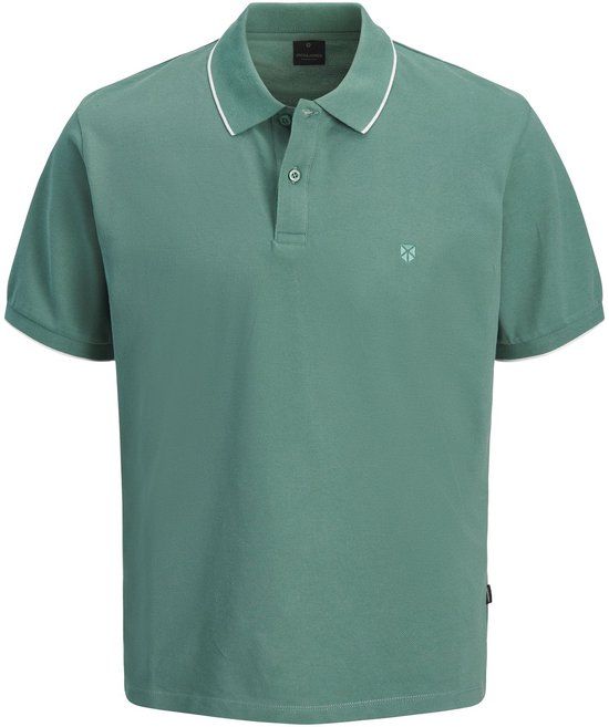 JACK & JONES PREMIUM JPRBLAWESTON SS POLO Regular Fit Katoen Heren Groen Maat S
