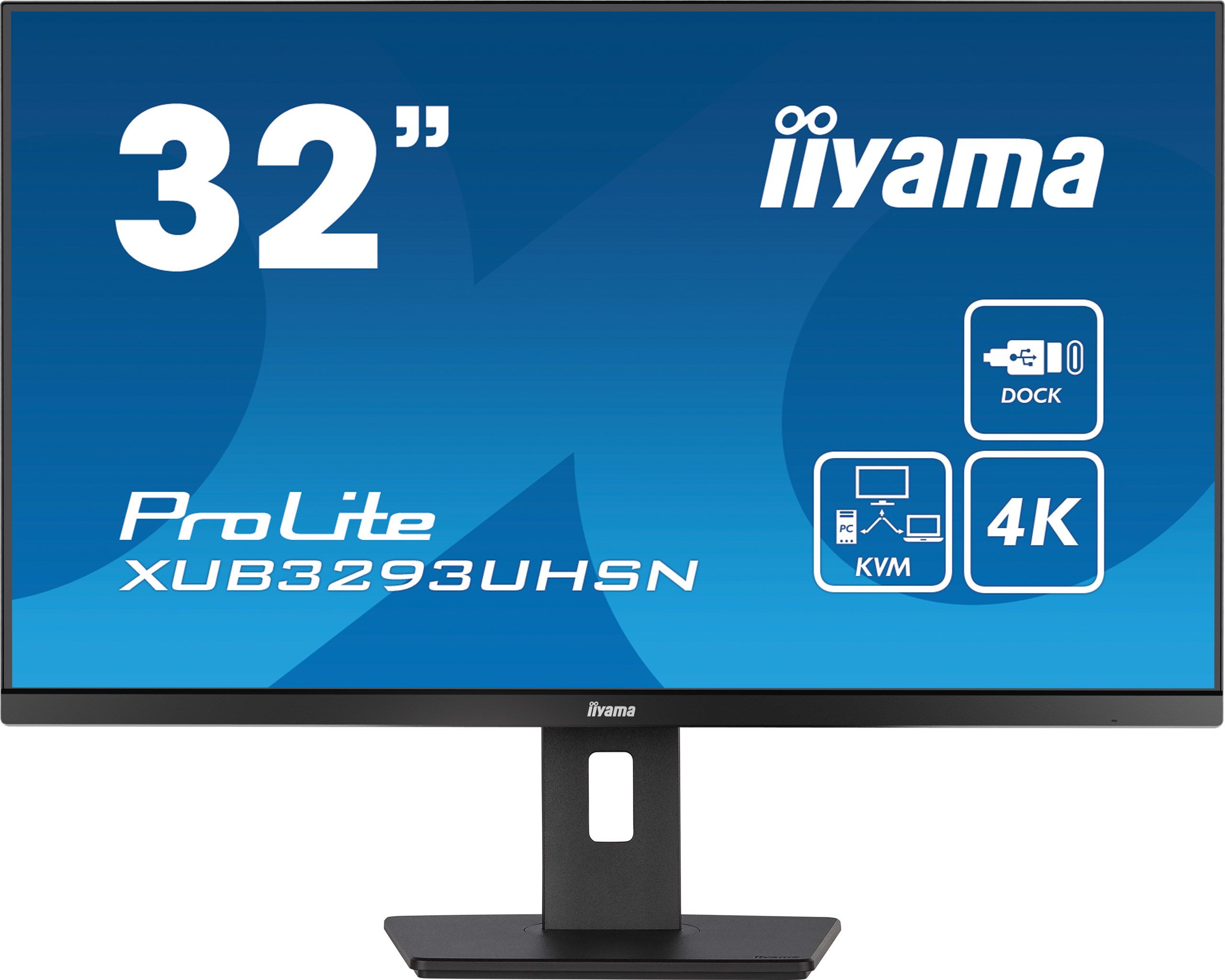 iiyama ProLite XUB3293UHSN-B5 31.5" 4K Monitor - USB-C, IPS, Adjustable