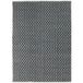 Thedecofactory - Terra Cotton Croisillons - Tapis de salon 100% coton blanc/écru-noir 160x230