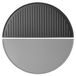 Plaque de cuisson en fonte - 46,7 x 22,8 x 1,5 cm - Avec rayures de grill - Plaque de barbecue
