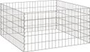 vidaXL Vierkante Composter 100 x 100 x 50 cm IJzer
