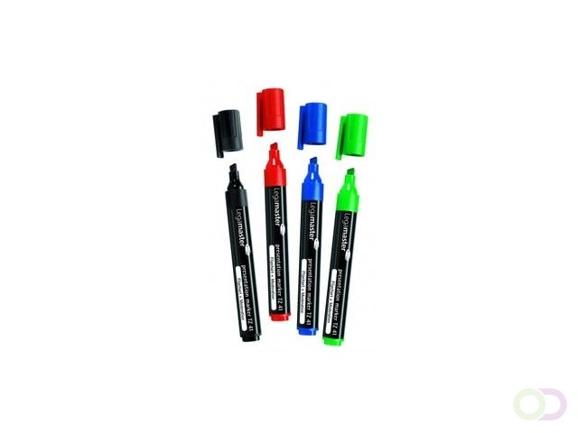 Legamaster Presentatiemarker TZ 41 - 4 stuks assorti