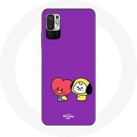 Maniacase Etui voor Xiaomi Redmi Note 10T 5G BTS Bangtan Sonyeondan BT21 Tata V Chimmy Jimin