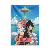 Grupo Erik Wallscroll Fairy Tail - Wall art - Poster Decor Woonkamer - Poster van stof - 70x100 cm