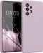 kwmobile hoesje geschikt voor Samsung Galaxy A52 / A52 5G / A52s 5G - Hoesje met siliconen coating - Smartphone case in licht oudroze