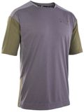 Ion Scrub Amp Bat Maillot Manches Courtes Vélo Gris S Homme