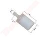 BPC Parts Filtre à essence adapté pour 4,5X14X30 POREX