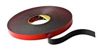 3M VHB 5962 high-performance plakband, 12 mm x 33 m, zwart, beschermende afdekking: folie (verpakking van 6)